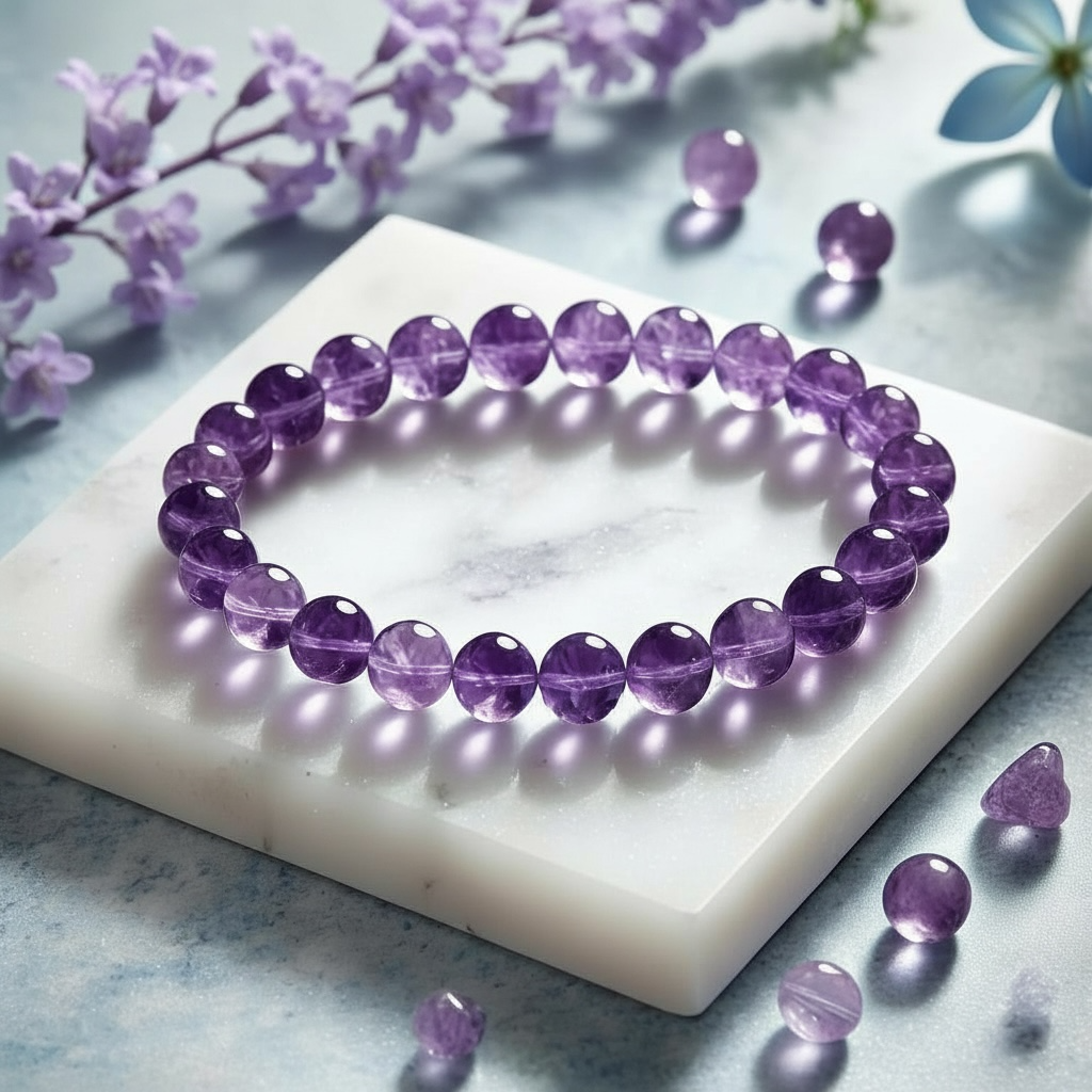Amethyst Crystal Bracelet