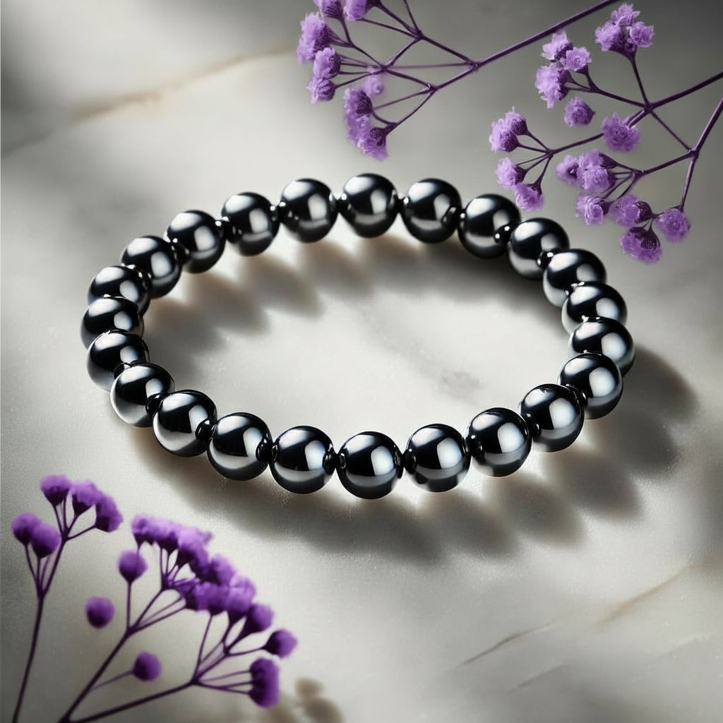 Hematite Crystal Bracelet