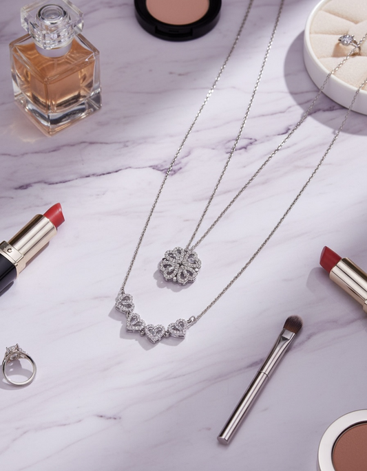 2-in-1 Magnetic Heart Necklace